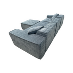 Rove Lab M1 Sofa Sectional and Ottoman - Hydrogen Blue