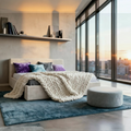 Rove Lab O2 Queen Bed SmartFoam Cloud Frame, 94" × 66" × 33" — image 1 of 4