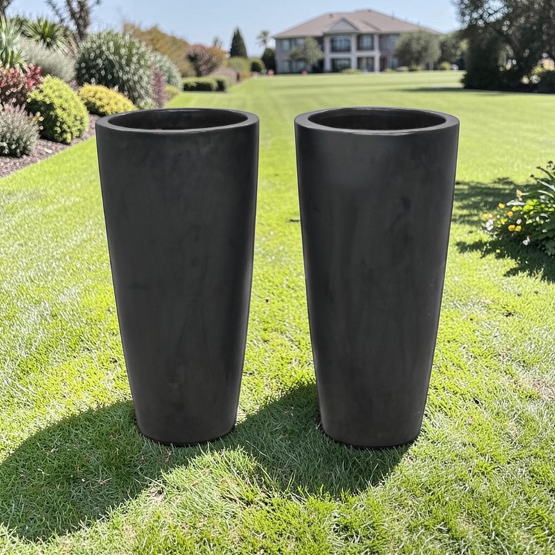 Campania International Handmade Ceramic Planter Set of 2