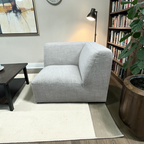 Simpli Home Rex Corner Sofa Module, Handcrafted Modern-Style Corner Accent Chair for Living Room