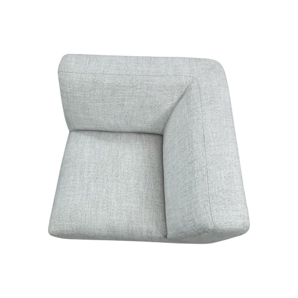 Simpli Home Rex Corner Sofa Module, Handcrafted Modern-Style Corner Accent Chair for Living Room