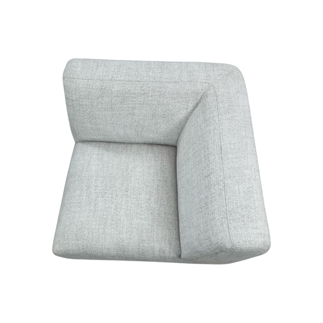 Simpli Home Rex Corner Sofa Module, Handcrafted Modern-Style Corner Accent Chair for Living Room