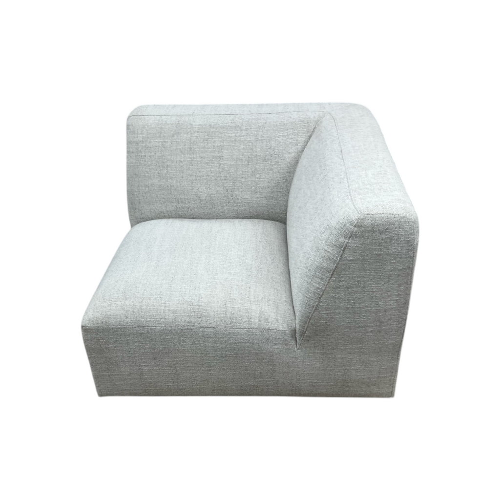 Simpli Home Rex Corner Sofa Module, Handcrafted Modern-Style Corner Accent Chair for Living Room