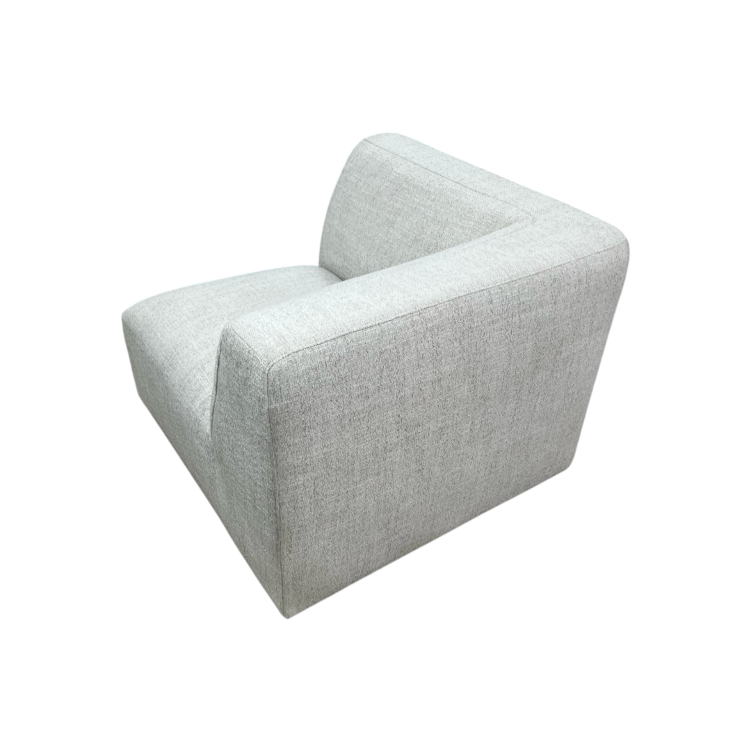 Simpli Home Rex Corner Sofa Module, Handcrafted Modern-Style Corner Accent Chair for Living Room