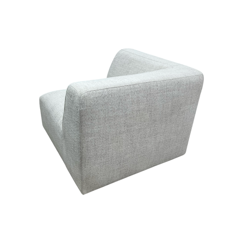 Simpli Home Rex Corner Sofa Module, Handcrafted Modern-Style Corner Accent Chair for Living Room