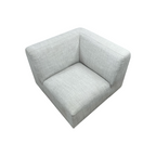 Simpli Home Rex Corner Sofa Module, Handcrafted Modern-Style Corner Accent Chair for Living Room
