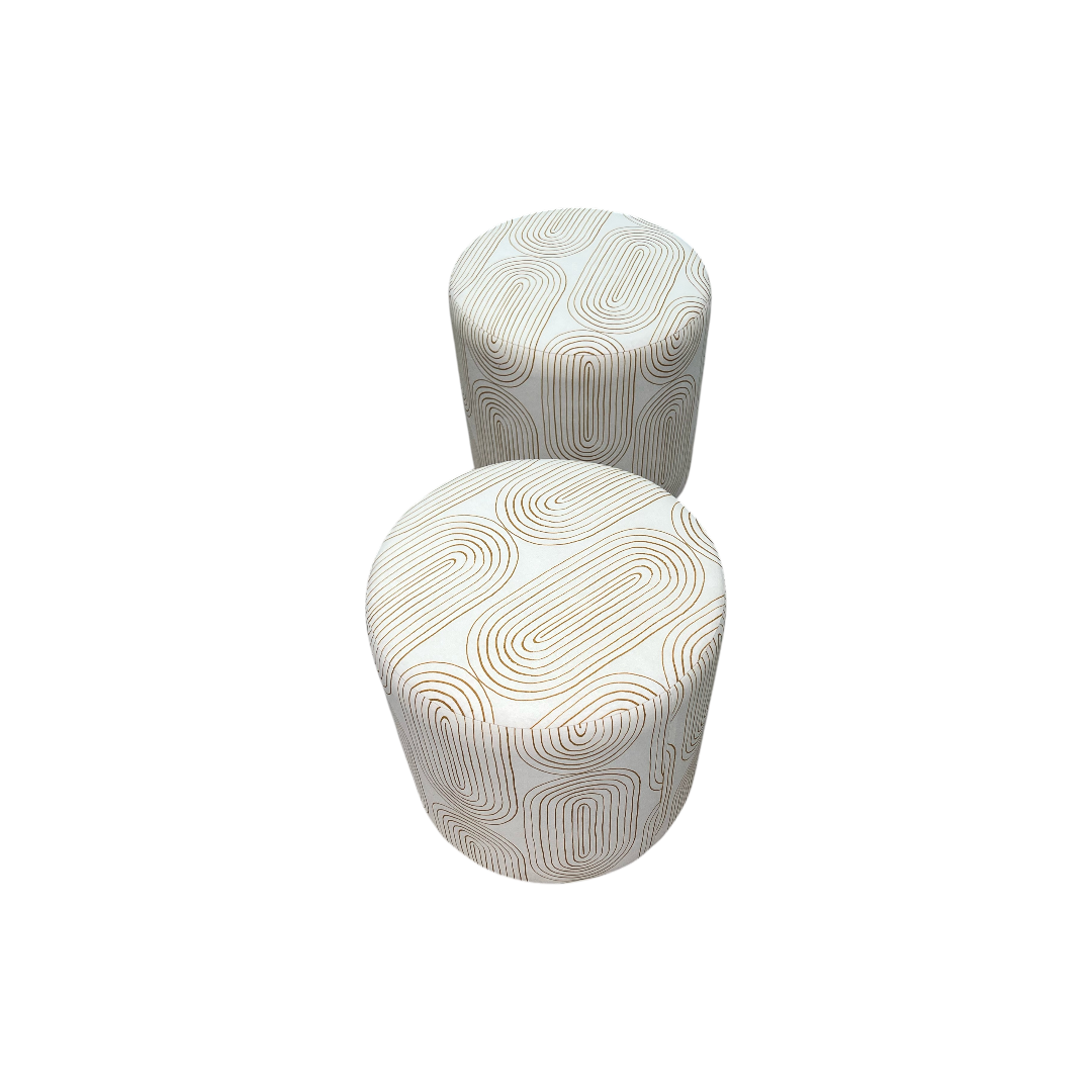 Skyline Furniture Round Thalia Ottoman Set of 2