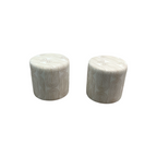 Skyline Furniture Round Thalia Ottoman Set of 2, 18" × 18" × 18" — image 2 of 4