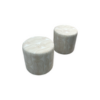Skyline Furniture Round Thalia Ottoman Set of 2