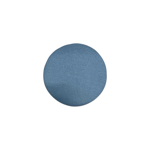 Skyline Furniture Round Thalia Ottoman in Velvet Ocean: Padded, Pine Frame Set of 2, image 6