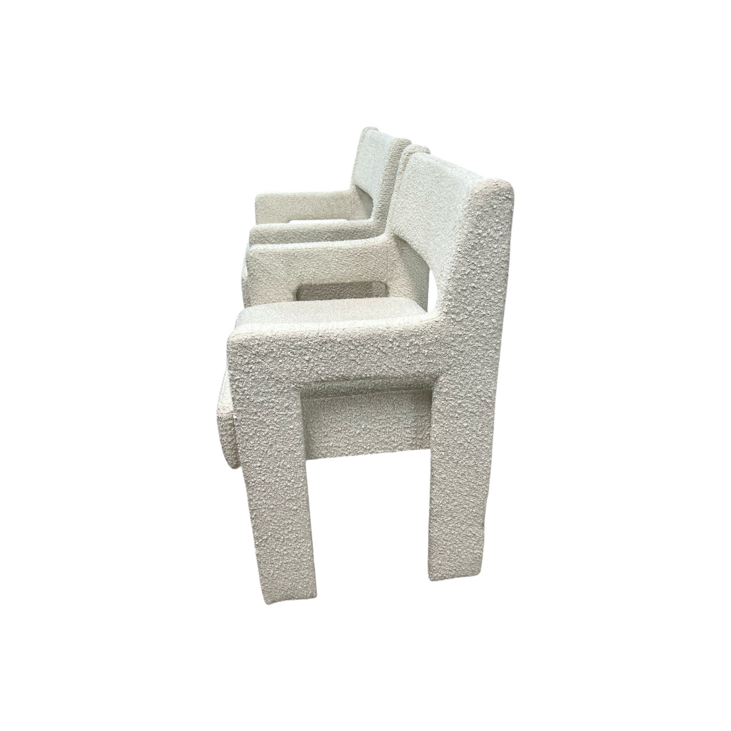 Lulu and Georgia Sun At Six Morel Fabric Armchair Set of 2