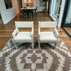 Sun At Six Morel Fabric Armchair Set of 2, 22" × 22" × 24" — image 1 of 4