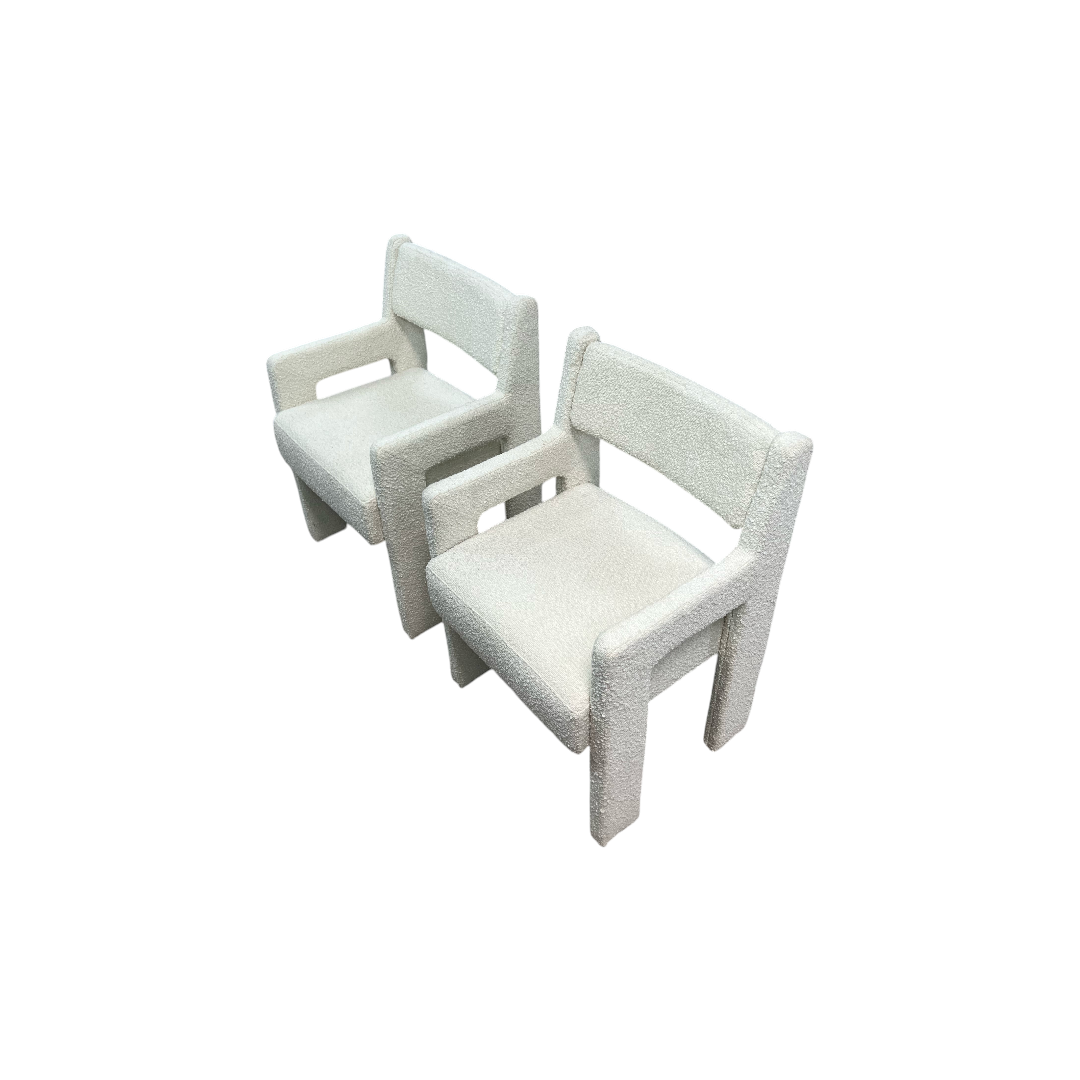 Sun At Six Morel Fabric Armchair Set of 2