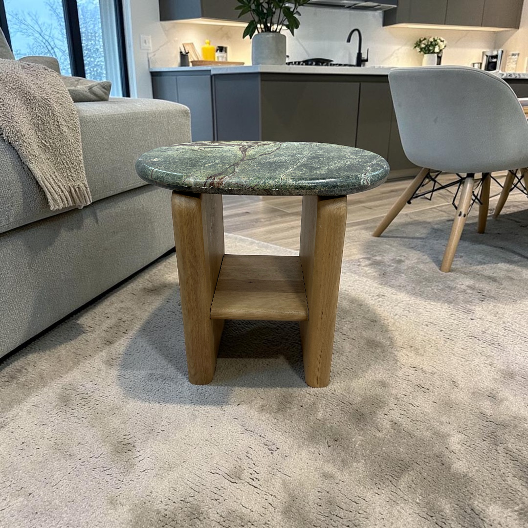 The Citizenry Mayra Marble Side Table