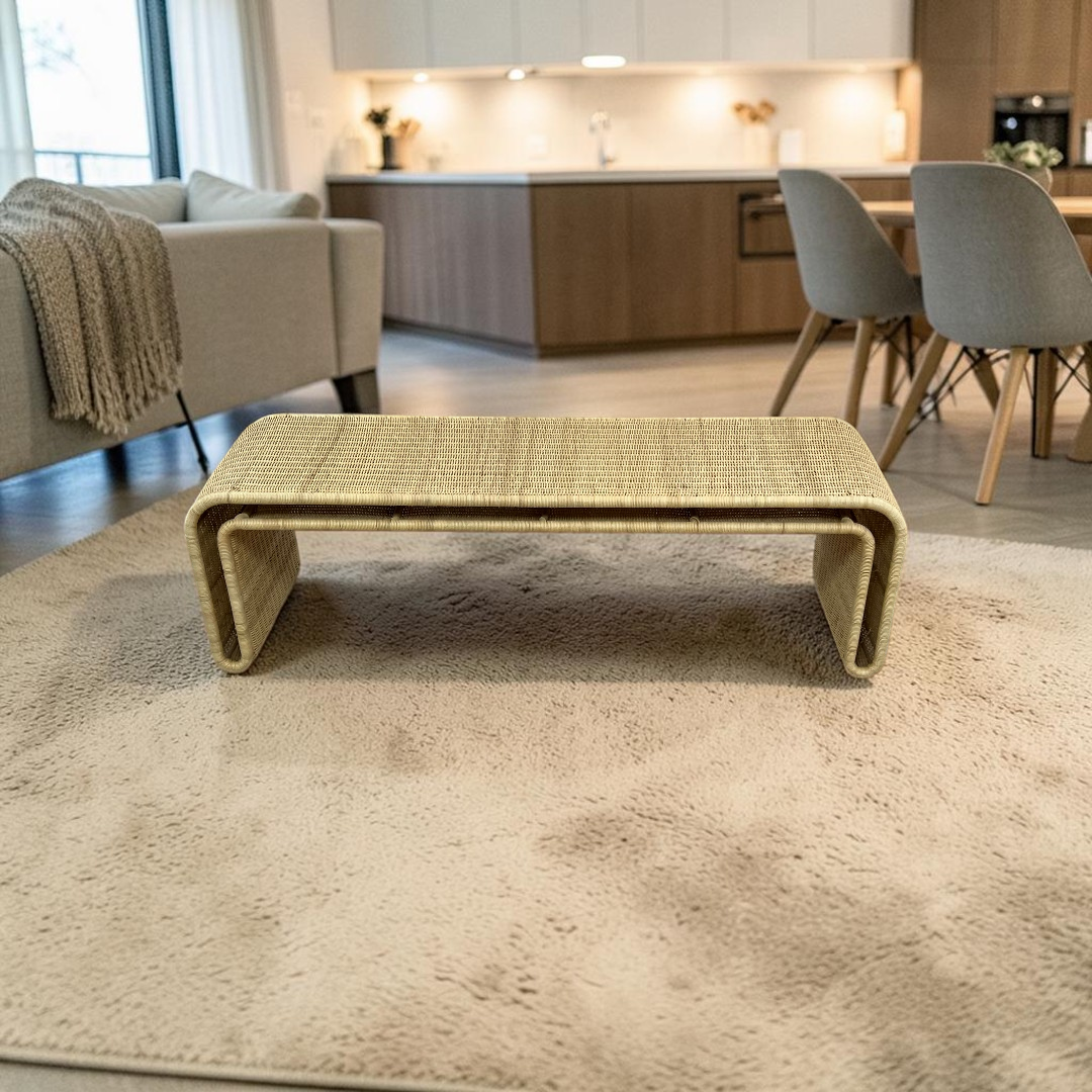 The Citizenry Penida Wicker Bench