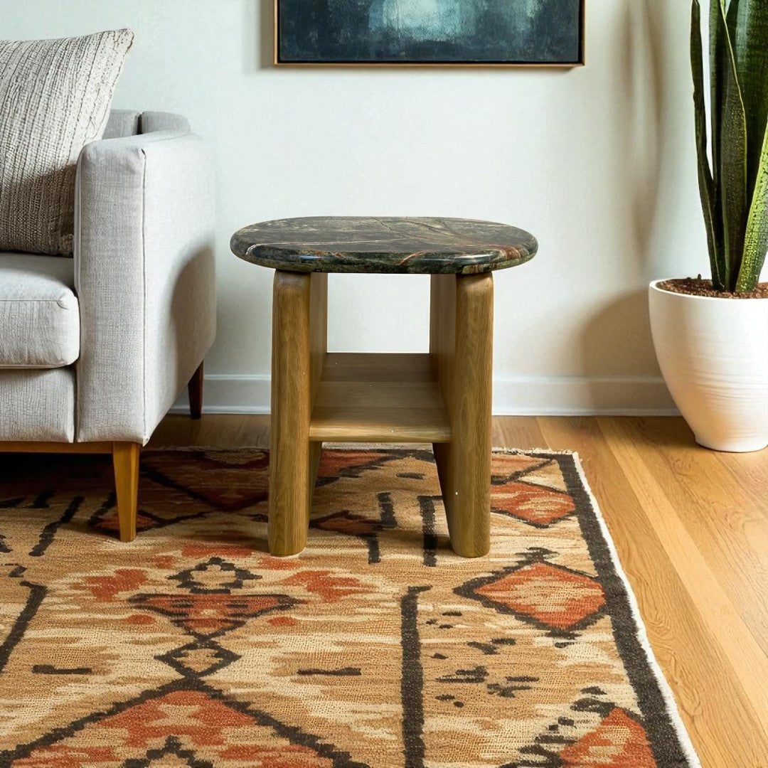 The Citiznery Mayra Marble Side Table
