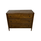 Theodore Alexander Nova Two Drawers Night Stand and Chest of Drawers Set