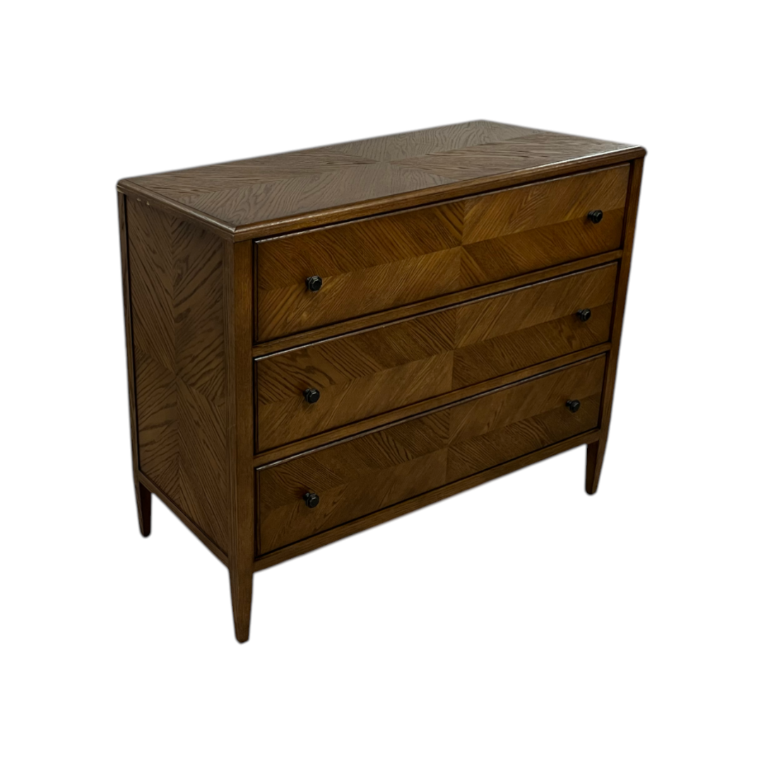 Theodore Alexander Nova Two Drawers Night Stand and Chest of Drawers Set