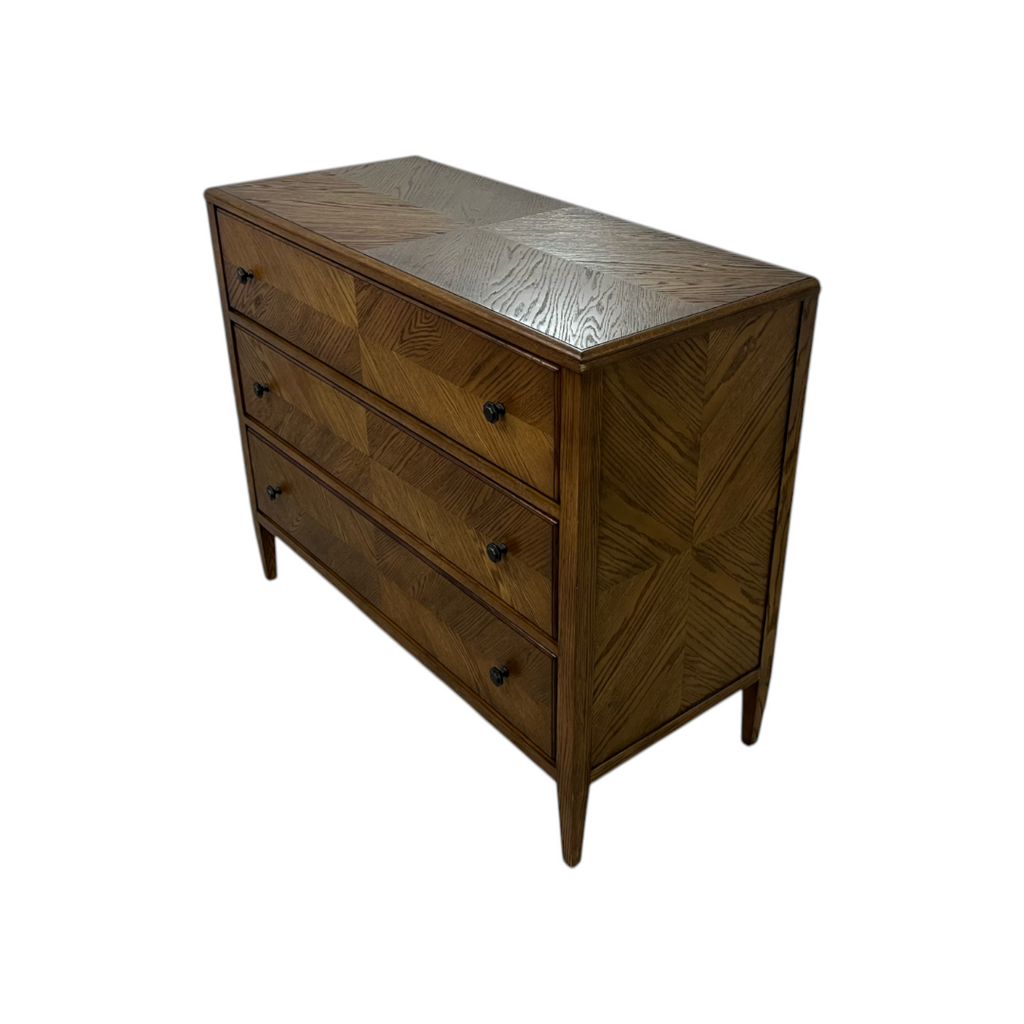 Theodore Alexander Nova Two Drawers Night Stand and Chest of Drawers Set