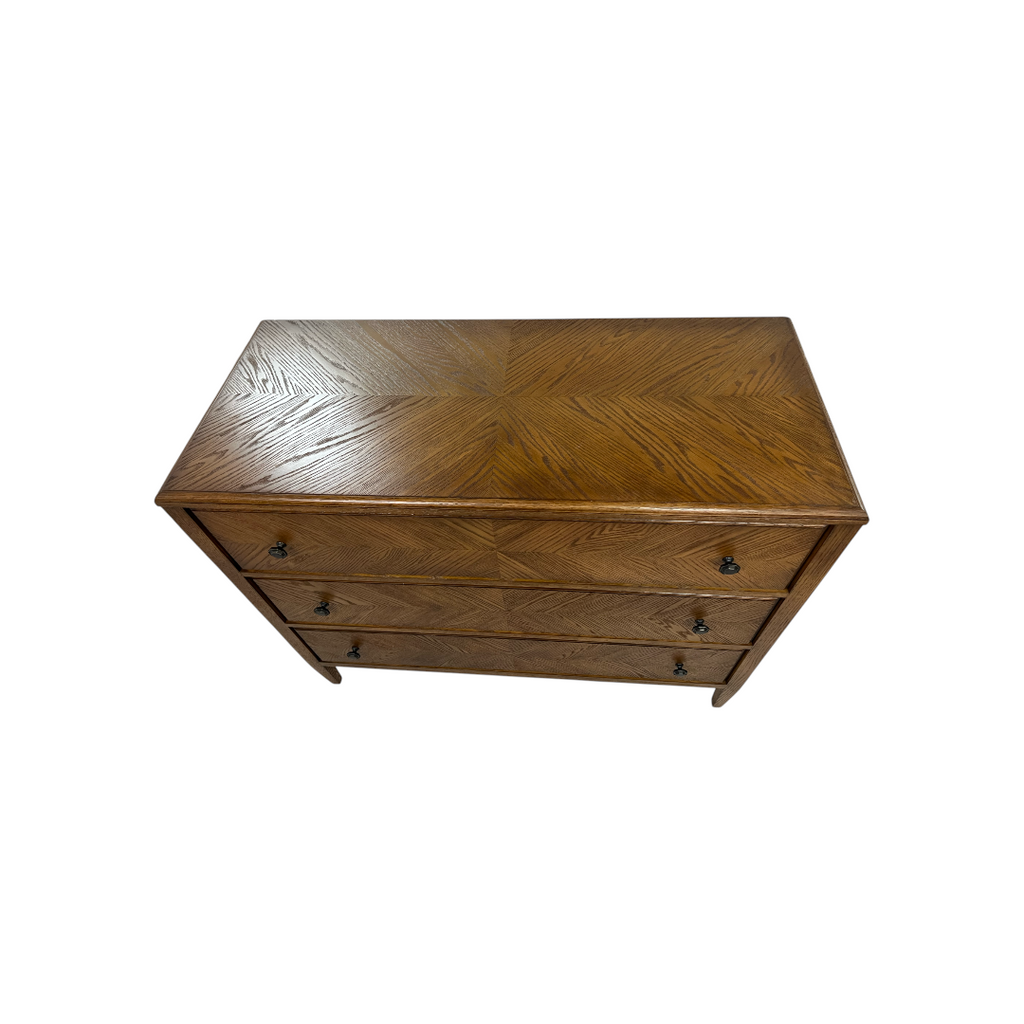 Theodore Alexander Nova Two Drawers Night Stand and Chest of Drawers Set