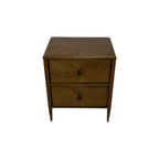 Theodore Alexander Nova Two Drawers Night Stand and Chest of Drawers Set