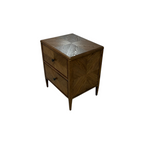 Theodore Alexander Nova Two Drawers Night Stand and Chest of Drawers Set