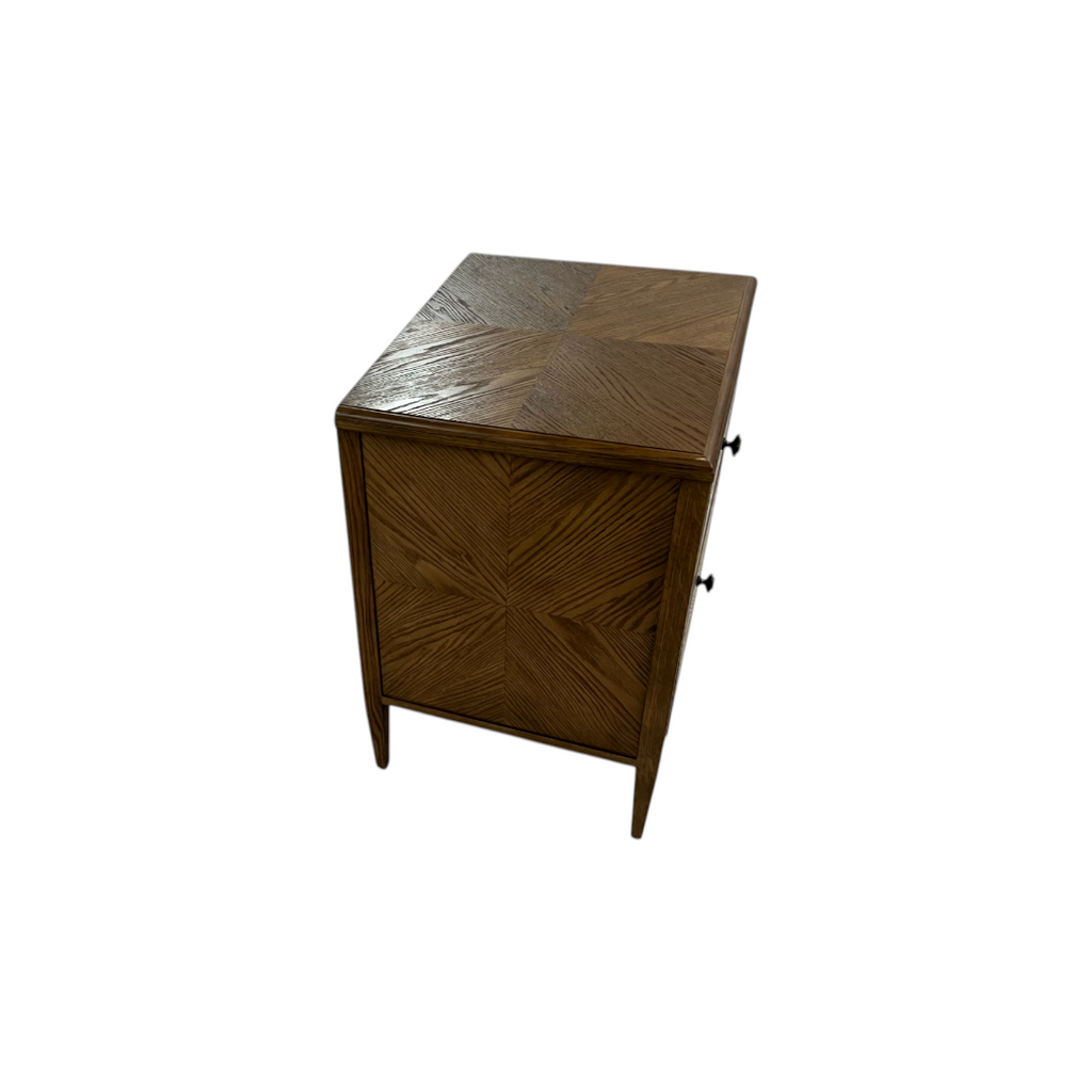 Theodore Alexander Nova Two Drawers Night Stand and Chest of Drawers Set
