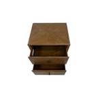Theodore Alexander Nova Two Drawers Night Stand and Chest of Drawers Set