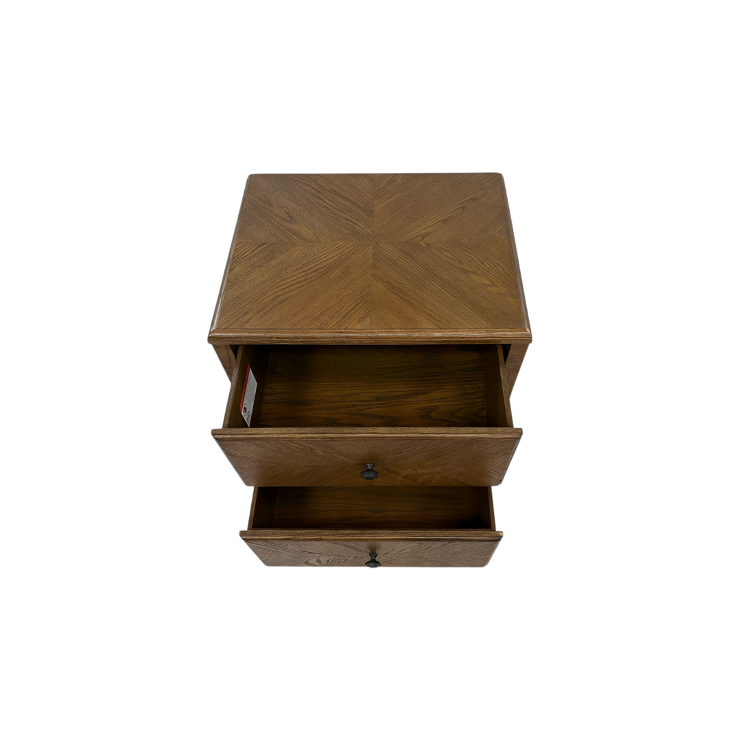 Theodore Alexander Nova Two Drawers Night Stand and Chest of Drawers Set
