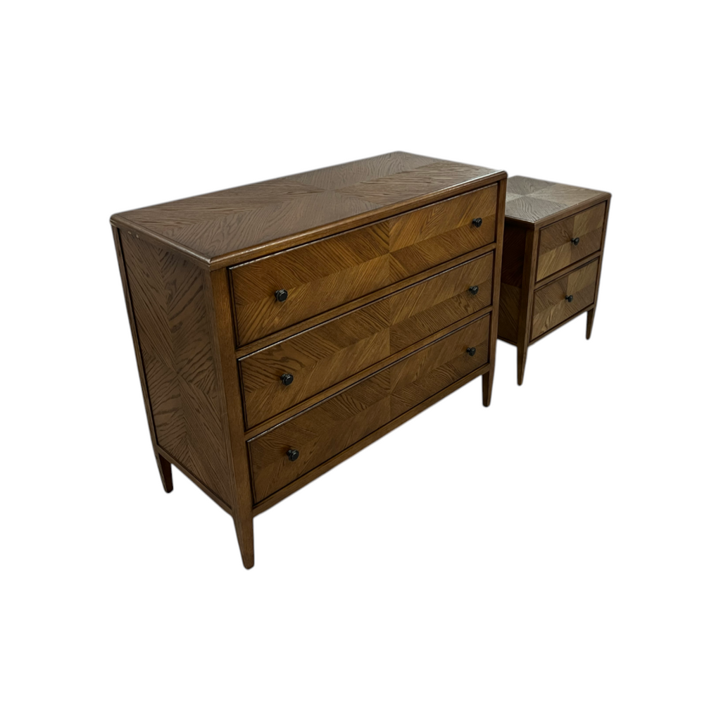Theodore Alexander Nova Nightstand & Chest Set, 46" × 20" × 37.75" — image 4 of 4
