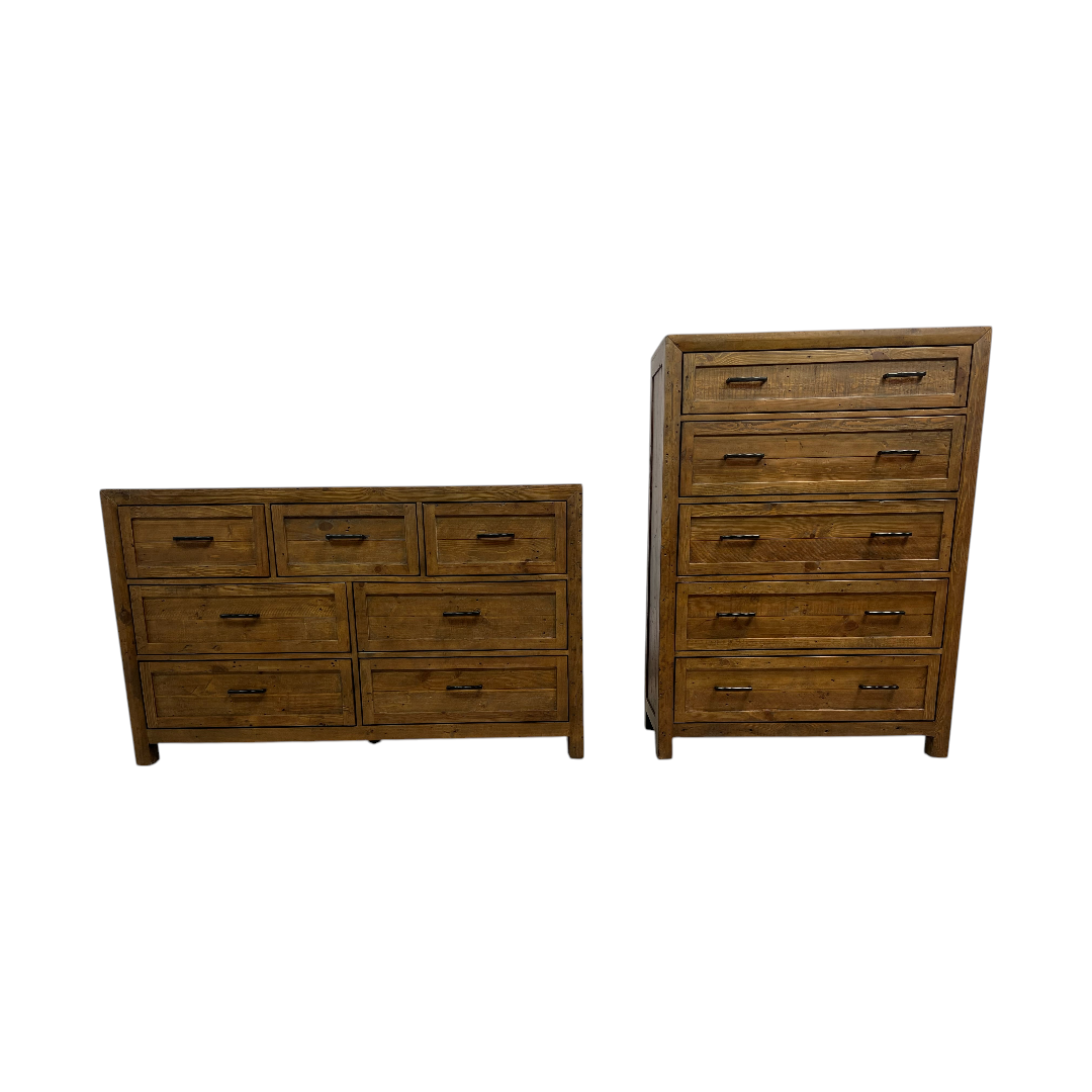 Three Posts Craigsville Solid Wood Drawer Dresser Set