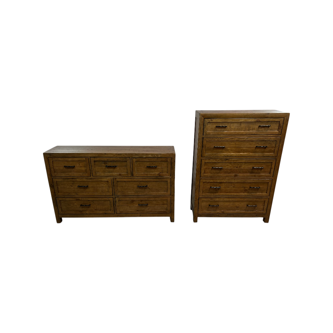 Three Posts Craigsville Solid Wood Drawer Dresser Set