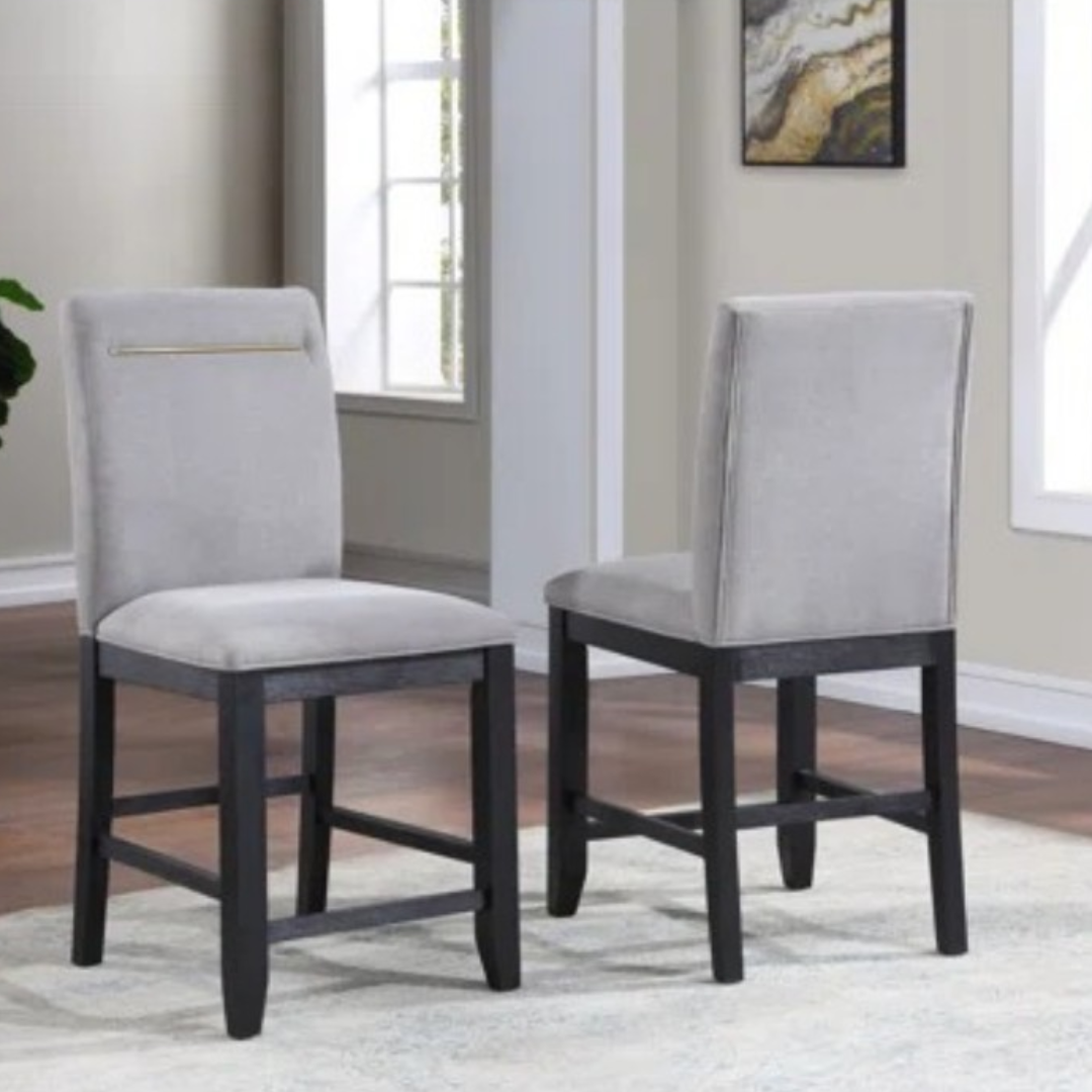 Three Posts Donny Counter Chair - Grey Set of 2