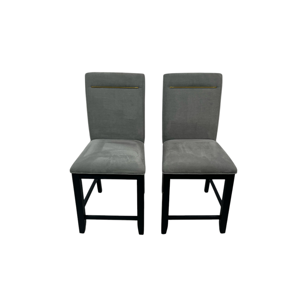 Three Posts Donny Counter Chair - Grey Set of 2, 20" × 21" × 41" — image 2 of 4