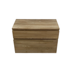Tikamoon Jacob Solid Teak Wall-Mounted Single Vanity