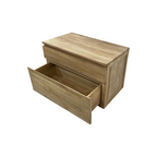 Tikamoon Jacob Solid Teak Wall-Mounted Single Vanity