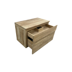 Tikamoon Jacob Solid Teak Wall-Mounted Single Vanity