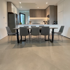 Urban Wood Goods Uptown Reclaimed Wood Dining Table and West Elm Slope Dining Chair Set