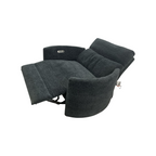 Wade Logan Bre Upholstered Extra Wide Glider Power Recliner With Round Arms