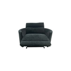 Wade Logan Bre Upholstered Extra Wide Glider Power Recliner With Round Arms