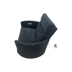 Wade Logan Bre Upholstered Extra Wide Glider Power Recliner With Round Arms