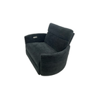 Wade Logan Bre Upholstered Extra Wide Glider Power Recliner With Round Arms
