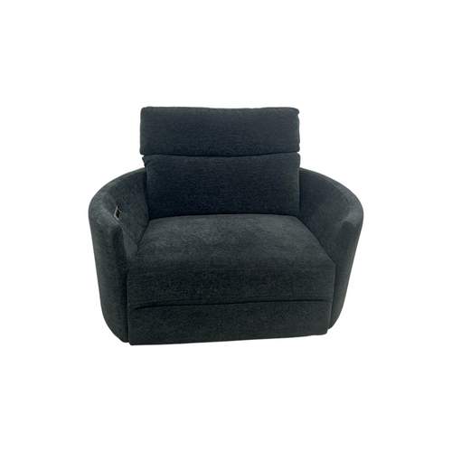 Wade Logan Bre Upholstered Extra Wide Glider Power Recliner With Round Arms, image 5