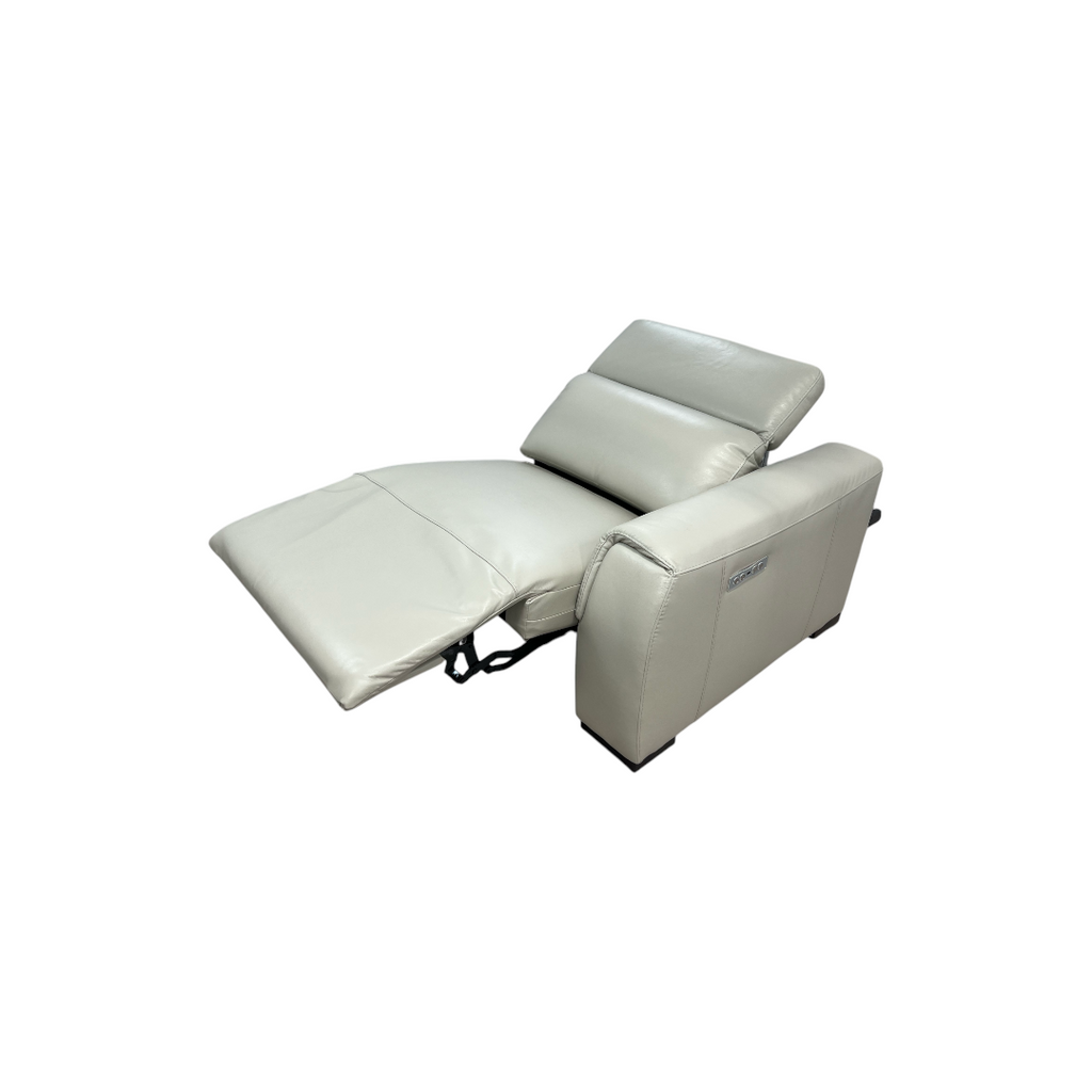 Wade Logan Thea Genuine Leather Power Reclining Chair