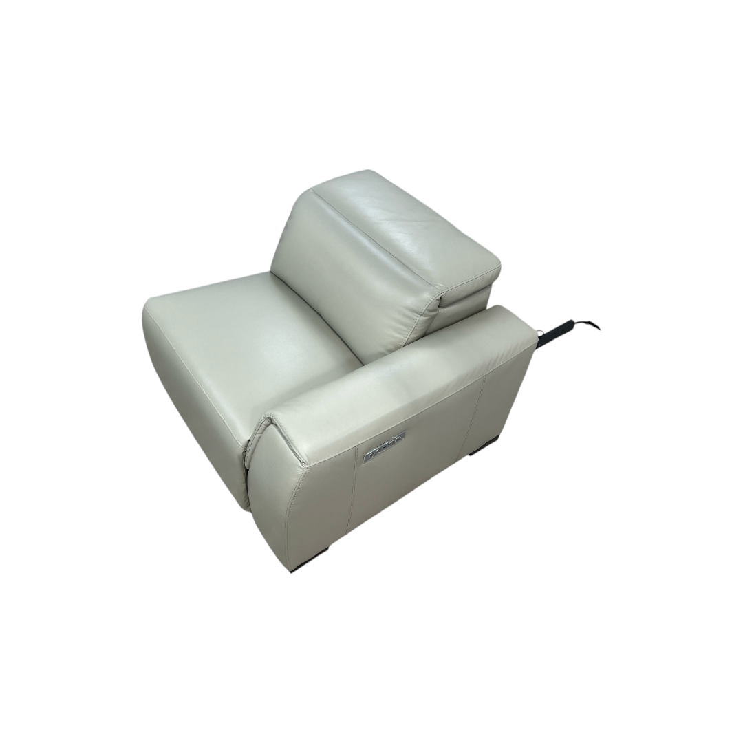 Wade Logan Thea Genuine Leather Power Reclining Chair