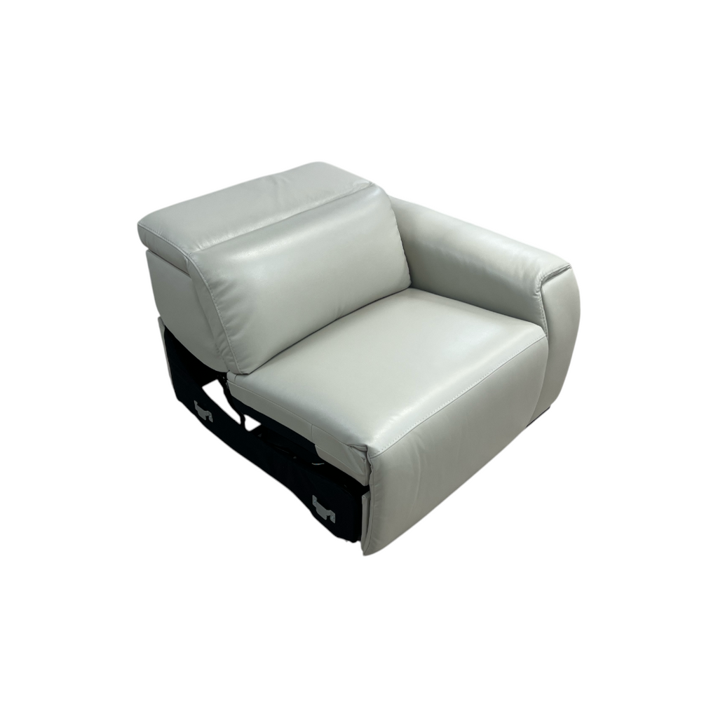 Wade Logan Thea Genuine Leather Power Reclining Chair