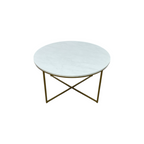 Walker Edison Modern Round Coffee Table