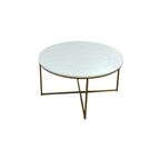 Walker Edison Modern Round Coffee Table