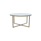 Walker Edison Modern Round Coffee Table
