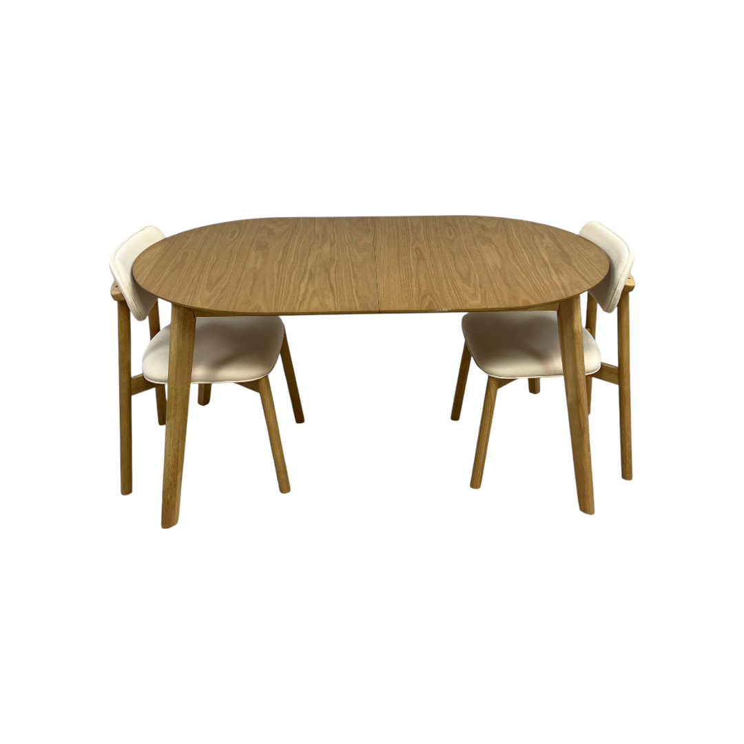 Hoft Homes Werner Extendable Dining Table and Maia Dining Chairs set